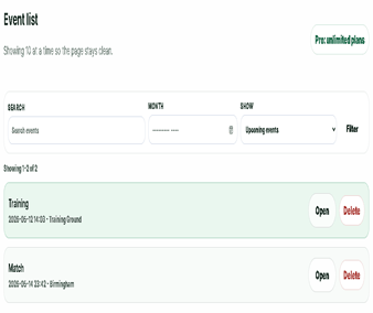 TR Ride Planner preview